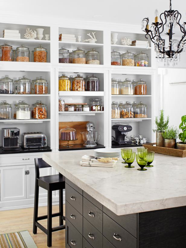 Kitchen Storage Ideas For Semi-Custom Cabinets