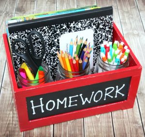 Homework caddy