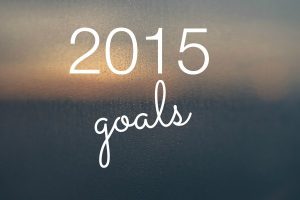 Goals for 2015